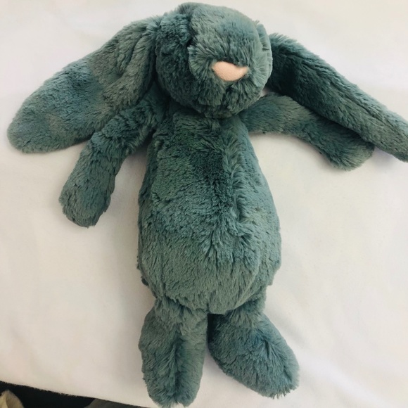 Jellycat Toys Retired Jellycat Bashful Bunny In Forest Green Poshmark